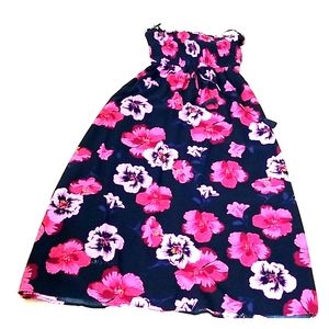 Strapless long dress